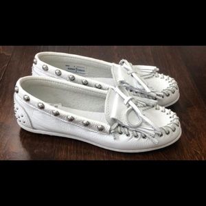 Minnetonka x Rebecca Minkoff Leather Moccasins